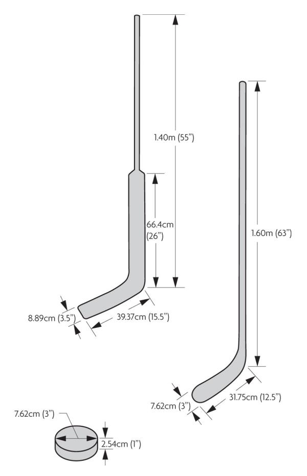 Stick sizes